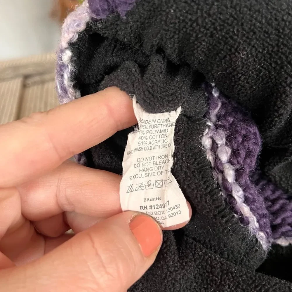 Prana | purple beanie hat